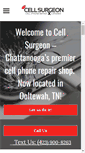 Mobile Screenshot of cellphonerepairchattanooga.com